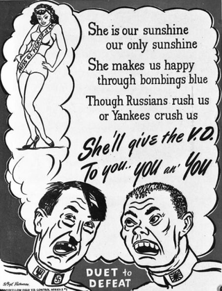 Illustration for article titled Anti-STD propaganda posters kept our boys' flagpoles clean